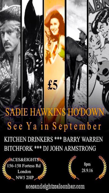 KITCHEN DRINKERS back in September 2016