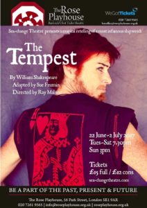 The Tempest @The Rose Theatre 22nd June - 2nd July 20a7